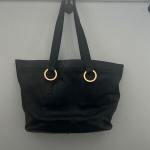 Tiffany and Co. leather handbag in good condition. Gold hardware Zipper closure